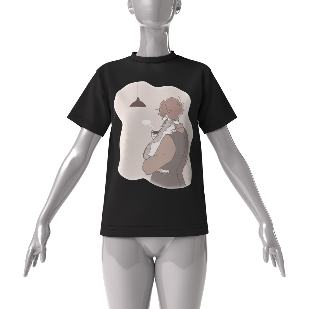 ビックシルエットTシャツ【黒or白】