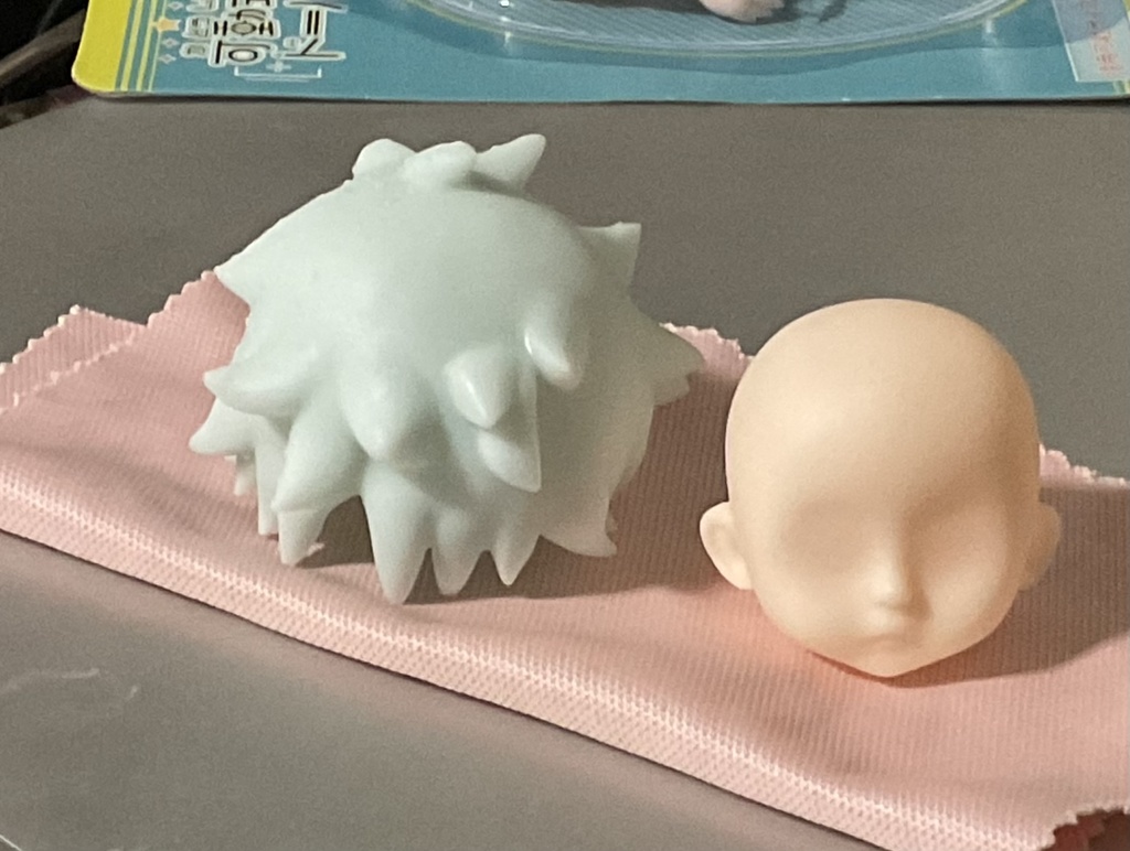 可動式ドールミニの髪