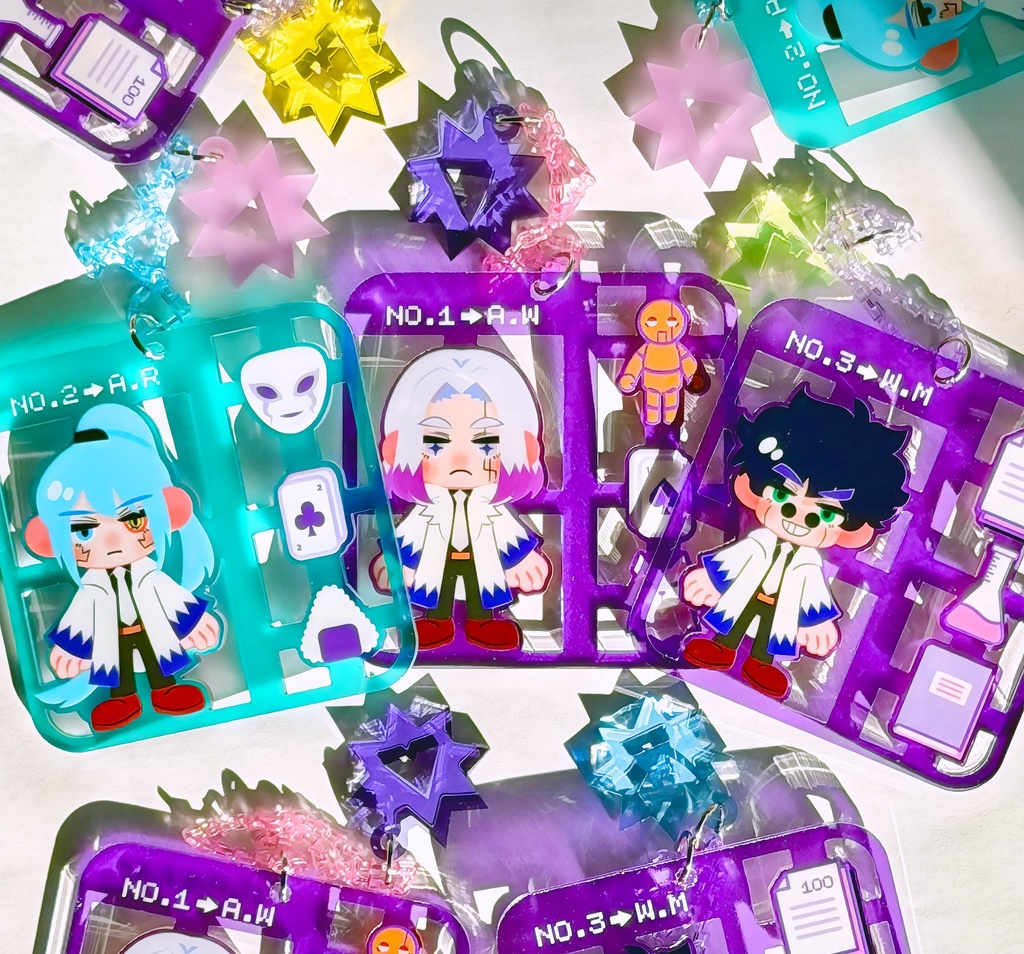 プラモ風アクキー