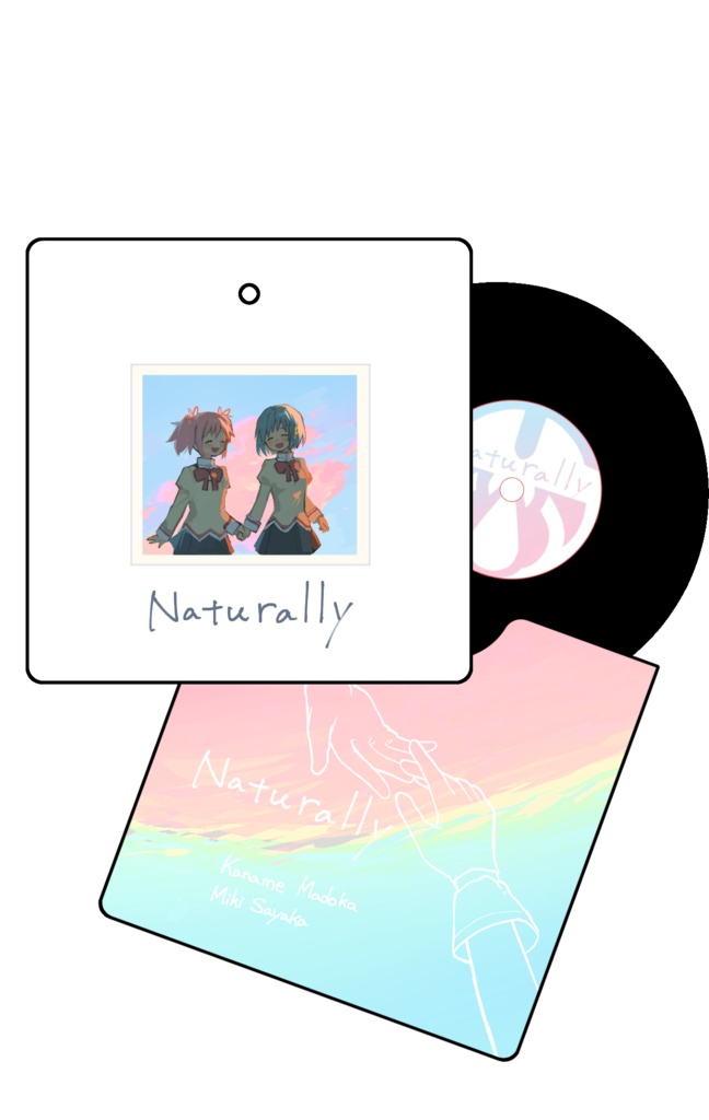 Naturally レコード型チャーム