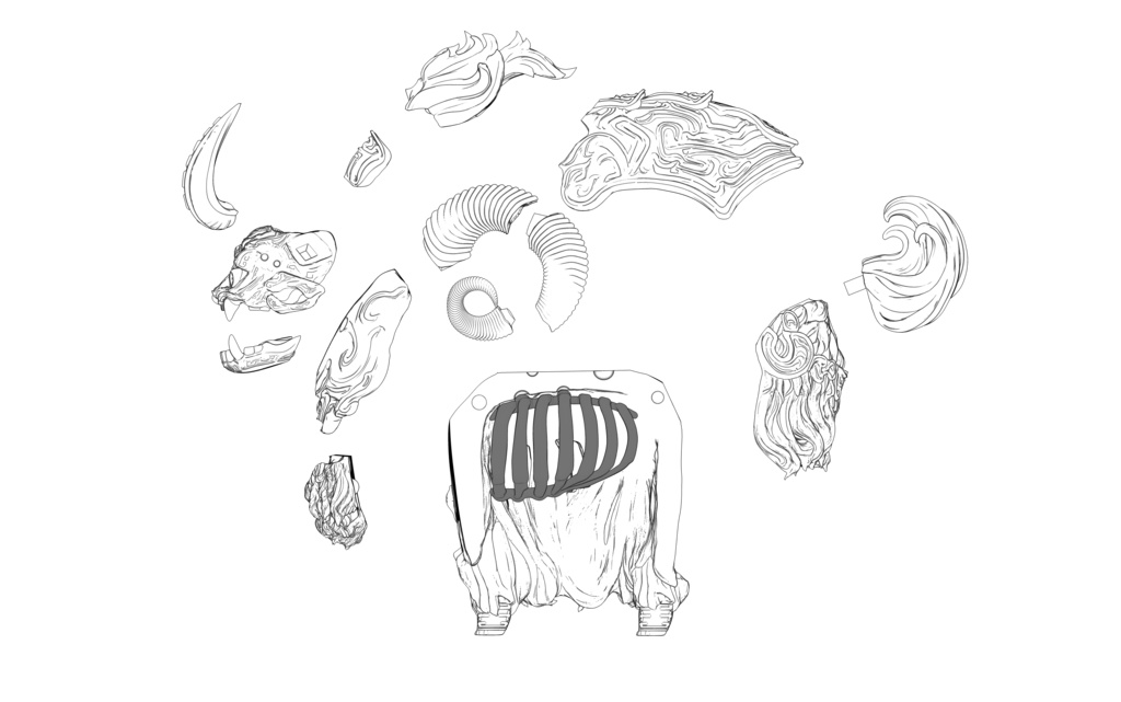 饕餮-Taotie- ガレージキット&3Dデータ