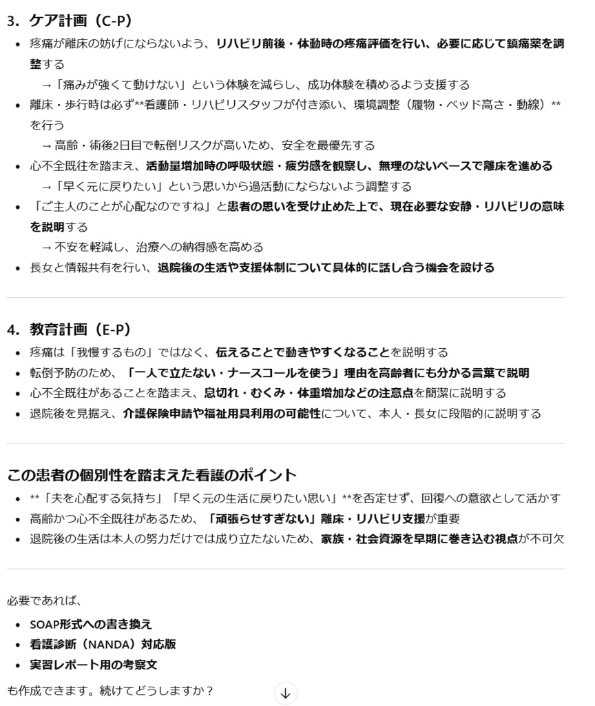 ✨『看護計画 自動生成GPTs』✨