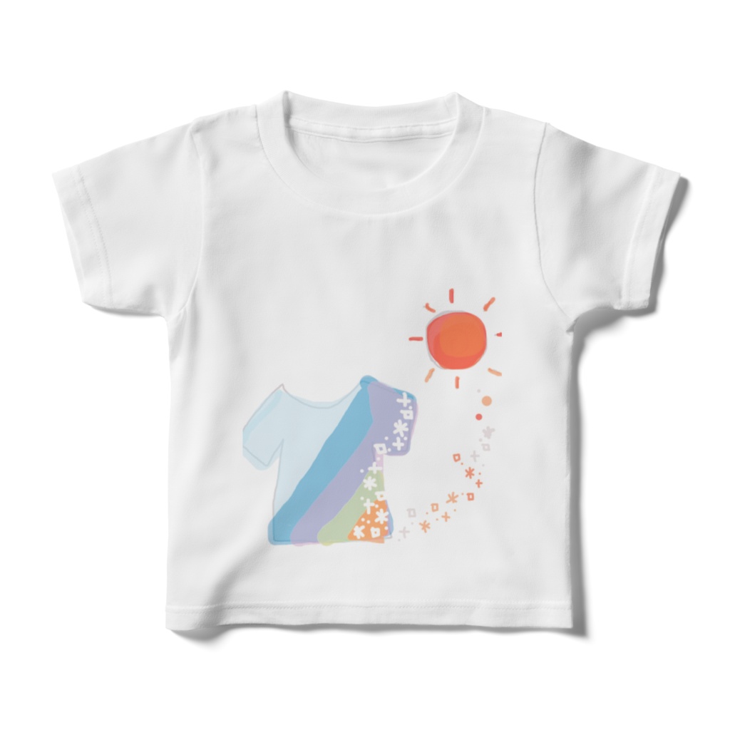 今日は洗濯日和 キッズTシャツ