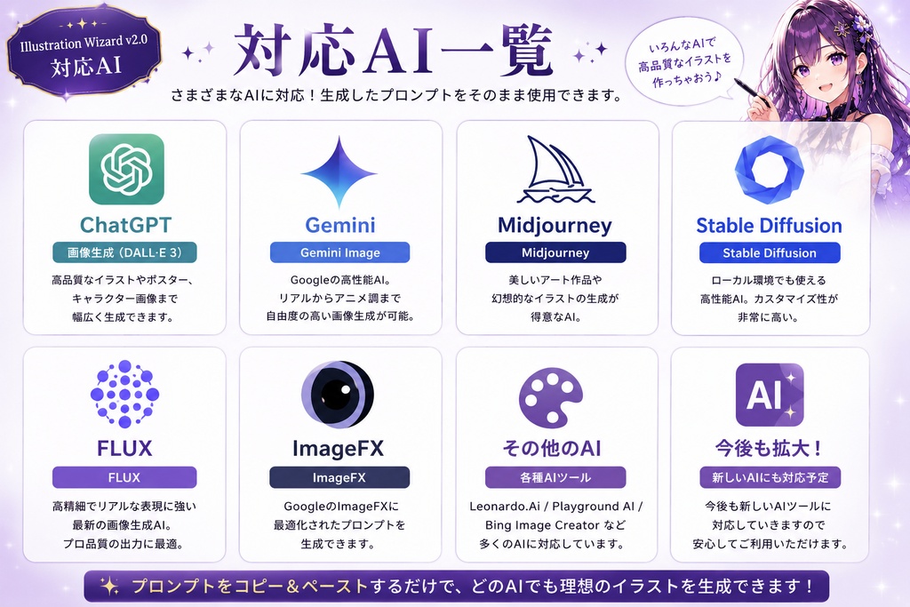 MISAKI AI STUDIO JP Illustration Wizard v2.0 参照画像から、理想のAIイラストを。