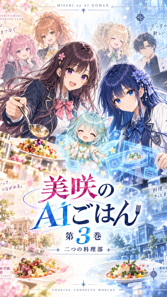【PDF漫画・全141P】美咲のAIごはん 第3巻|第11〜15話収録・限定特典10P+ボーナス画像19枚