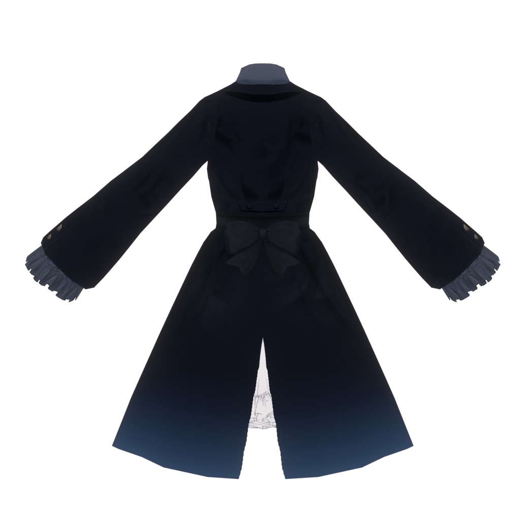 【無償版あり】VRoid用ミリタリー風ロリィタ衣装テクスチャ【製品版対応リメイク】