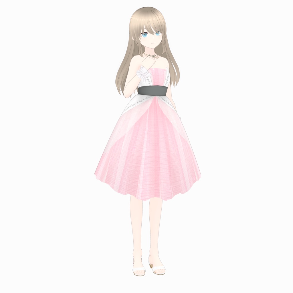 【無償版あり】VRoid用花束ドレステクスチャ