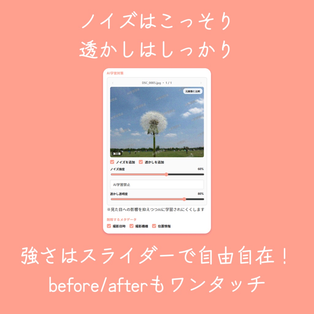 Pictect ピックテクト −その絵、AIから守る−【Windows / mac】