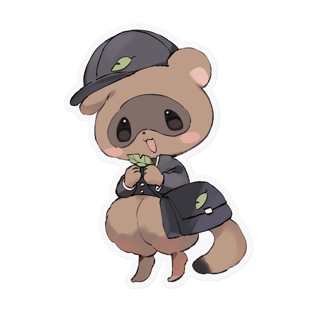 たぬきー ステッカー