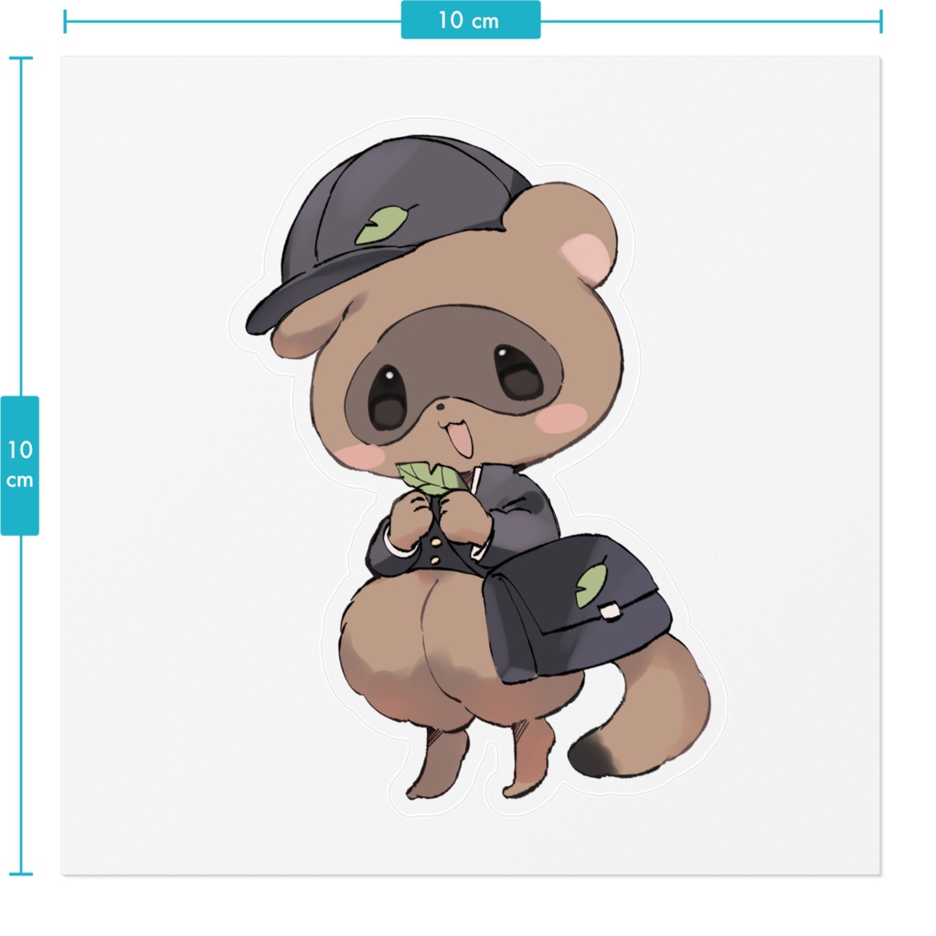 たぬきー ステッカー