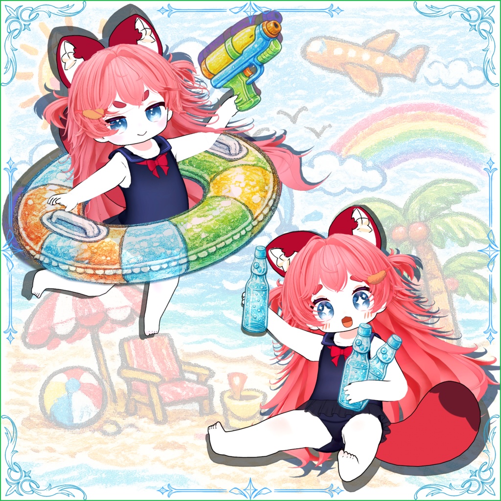 ✨️セール中✨️「スク水セーラー」ぽんとちゅね対応