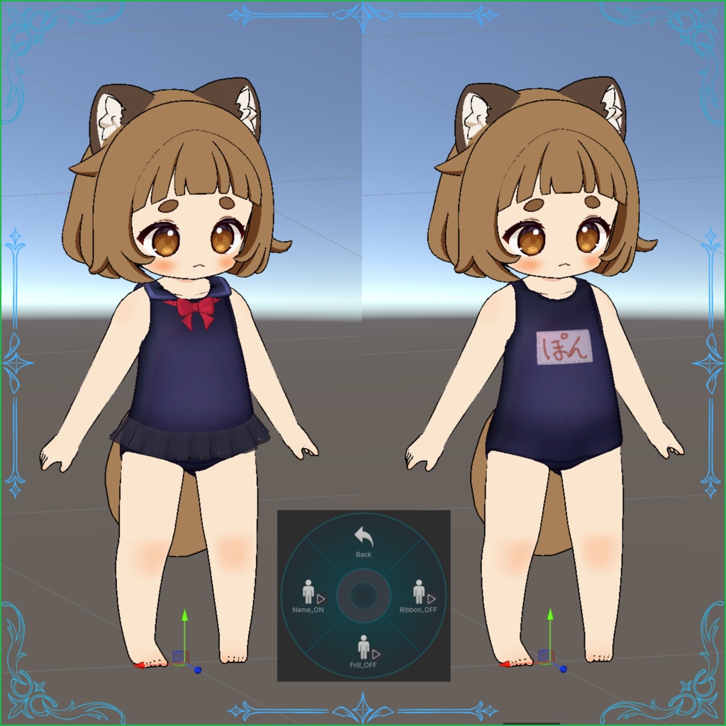 ✨️セール中✨️「スク水セーラー」ぽんとちゅね対応