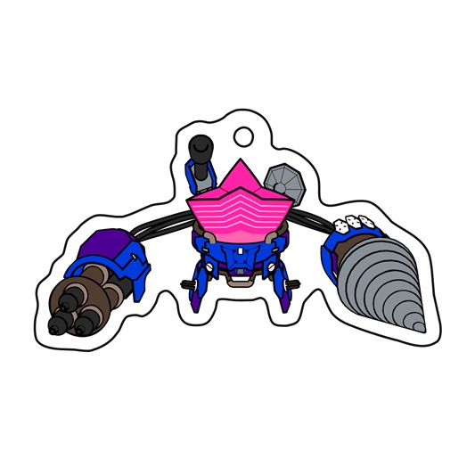 魔機デカラビア アクリルキーホルダー