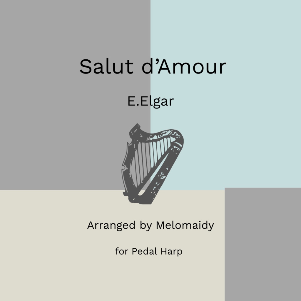 Salut d’Amour 愛の挨拶（Es-dur）| Harp Sheet Music