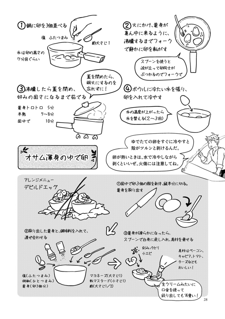 ポポサガ飯~騎士と作家が意気投合したら薄い本ができました!~
