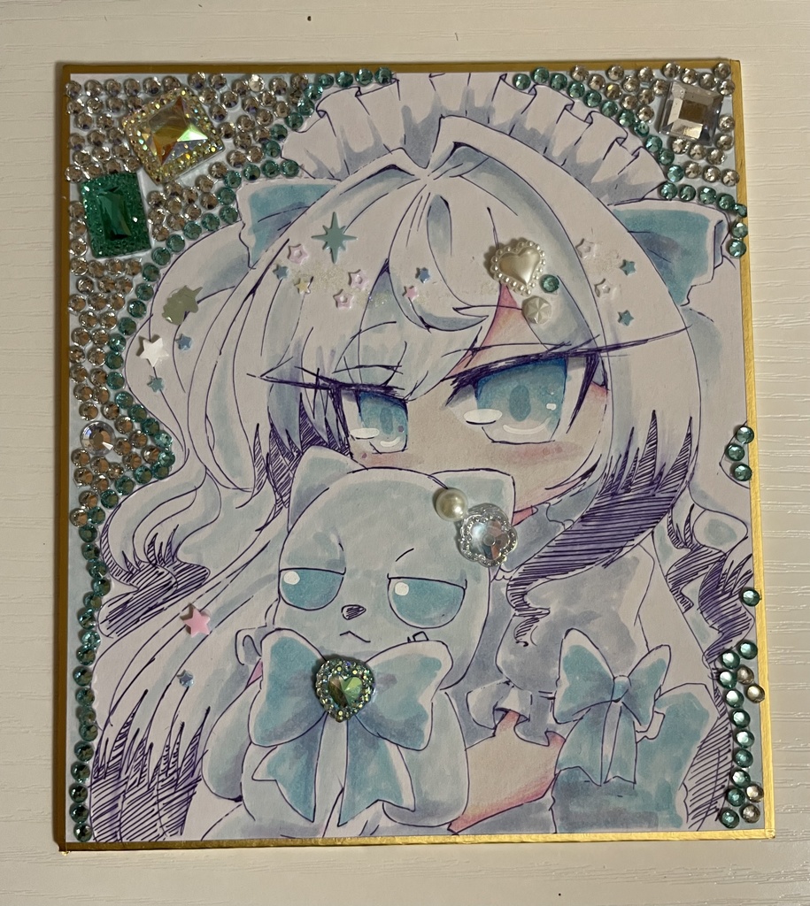 【試作品】ひかる色紙　アリアルさん②
