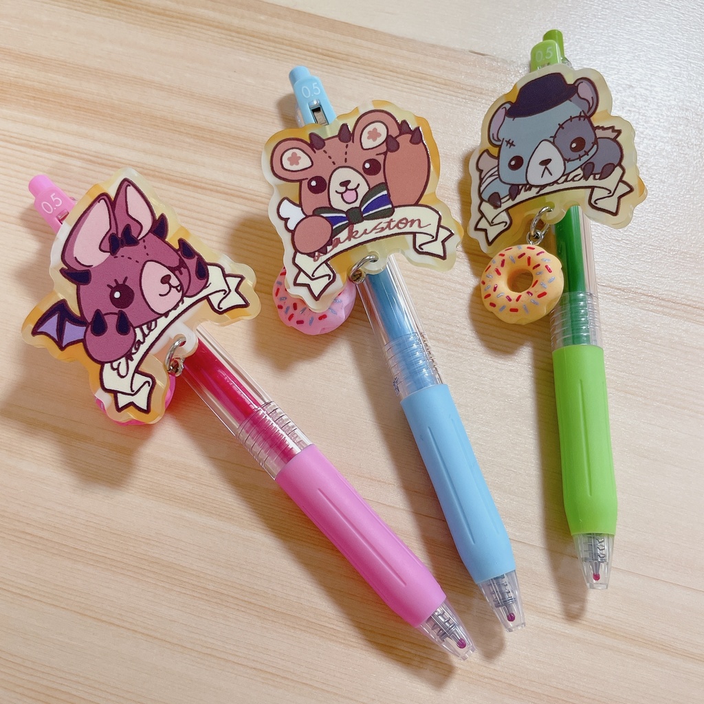 マスコット付きボールペン