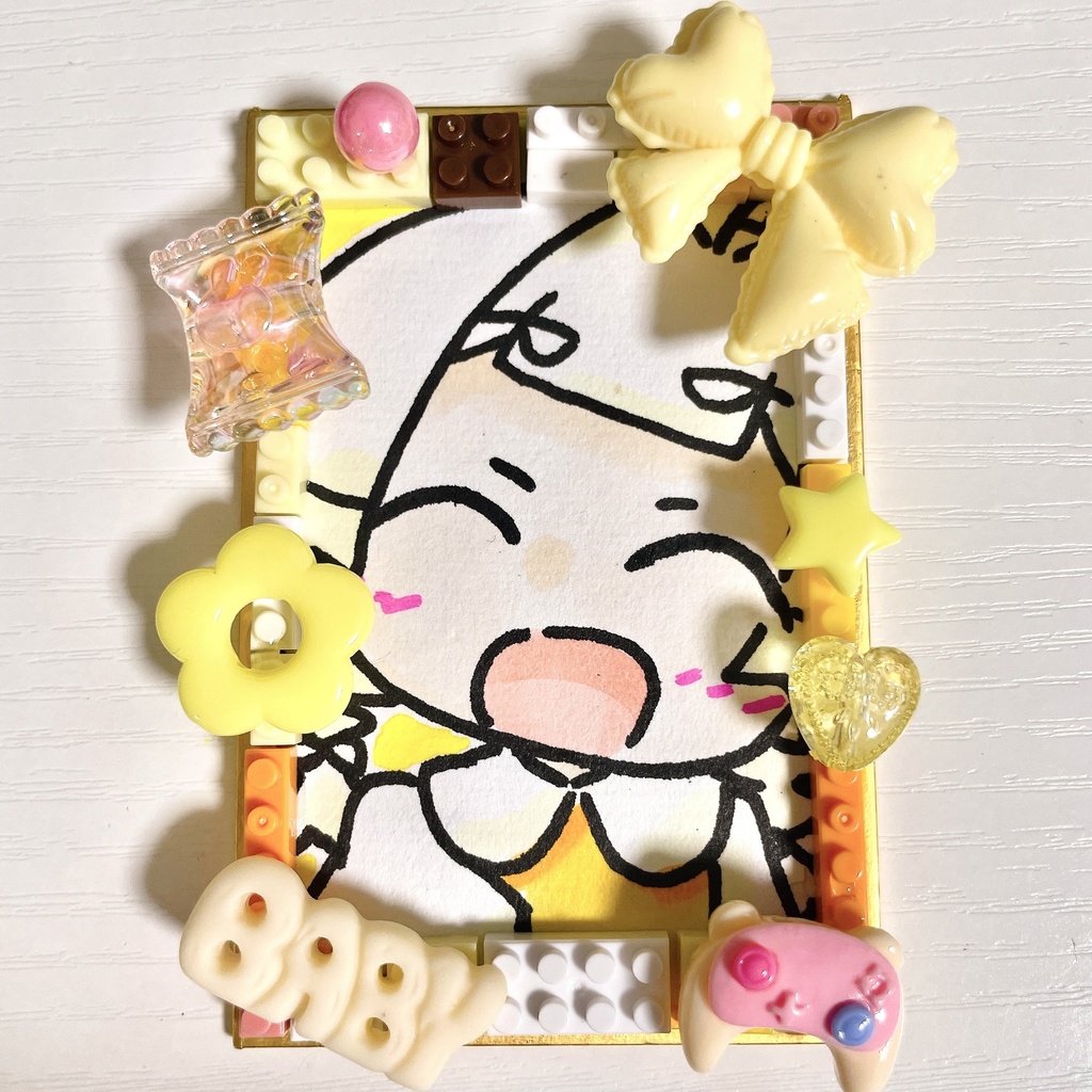 色紙　あかりちゃん（踏むと痛い）