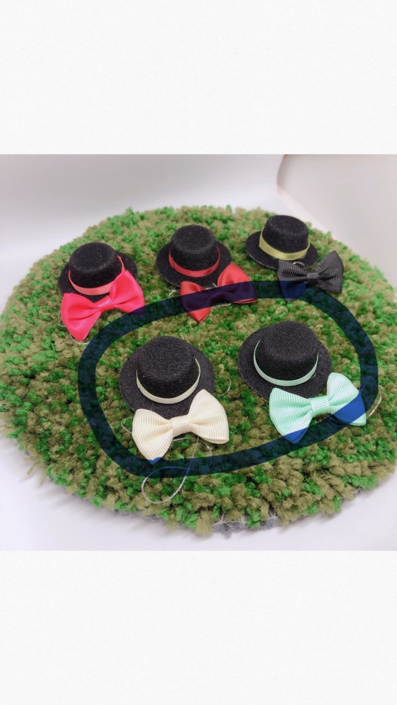 【源氏カラーセット】トップハット&蝶ネクタイ