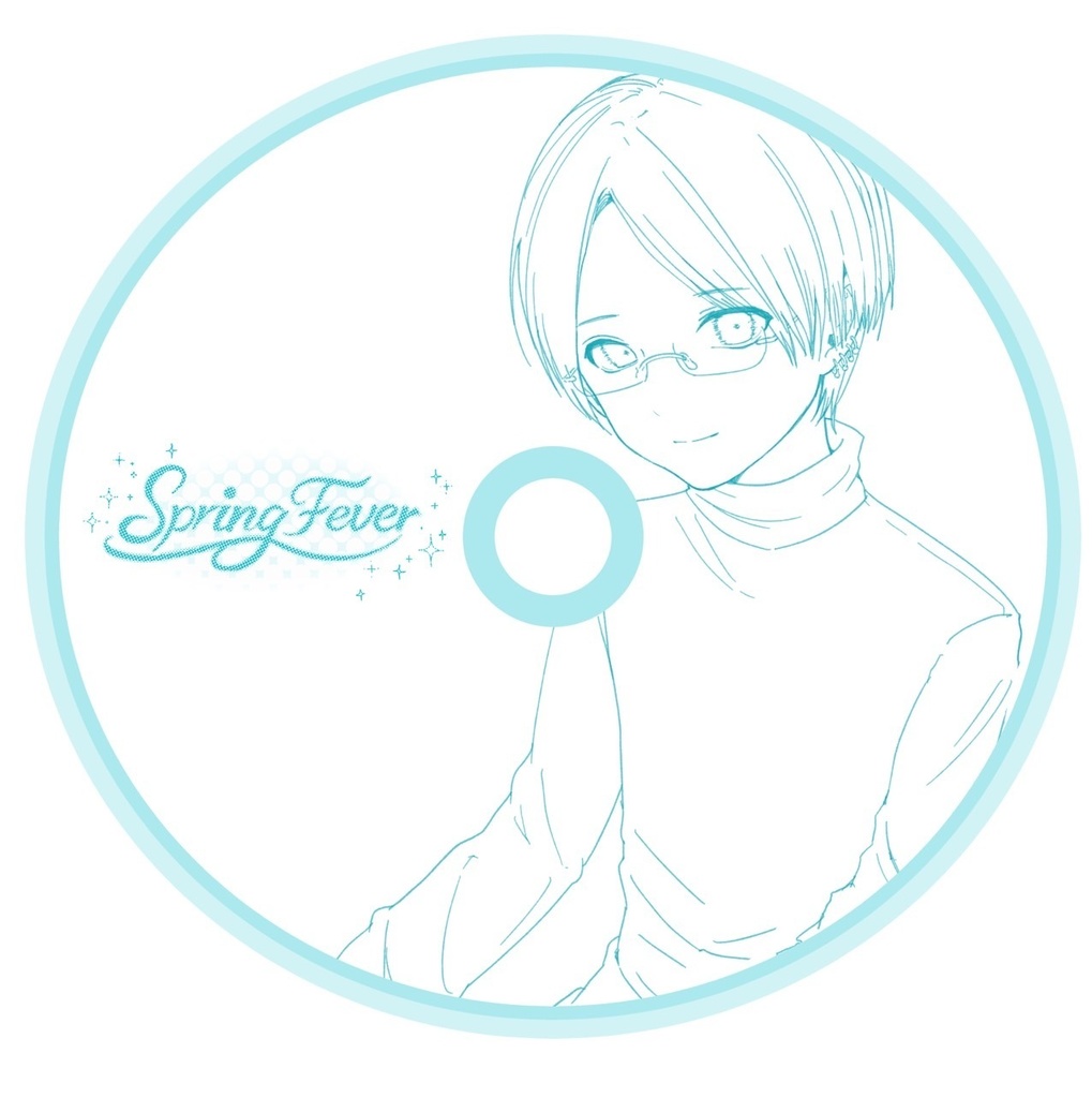 Spring Fever ホログラムステッカー