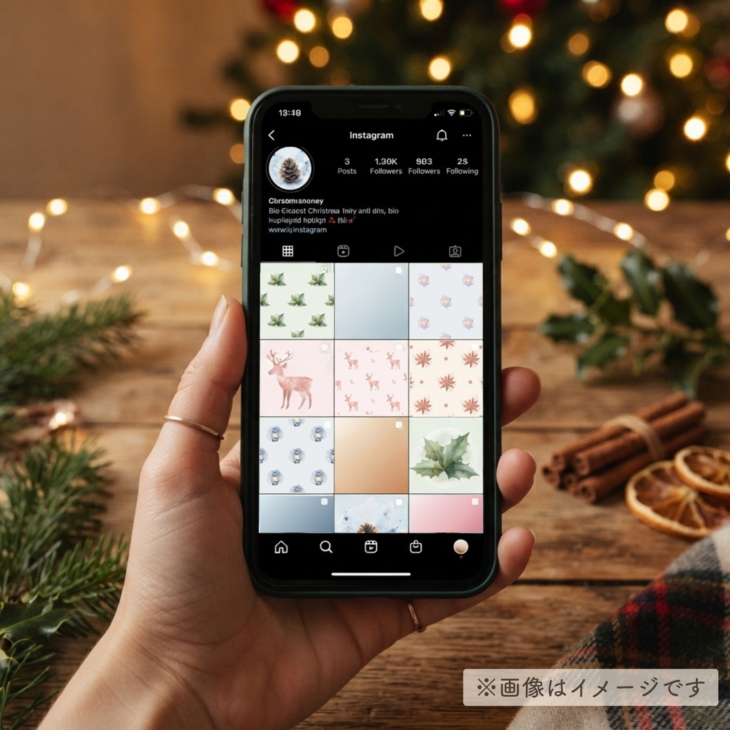 【digital paper】クリスマス水彩デジタルペーパー36柄セット 背景素材(JPG/PNG)