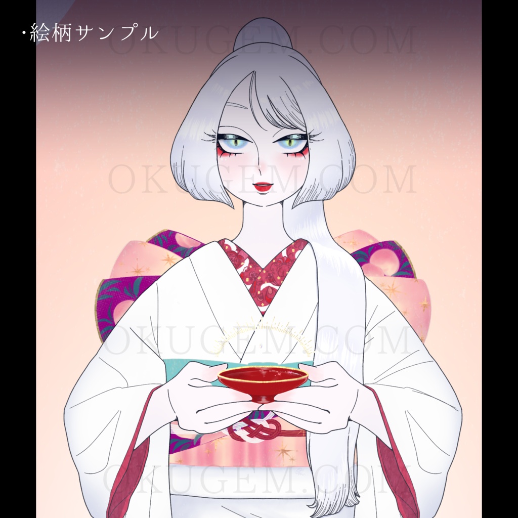 【フルオーダーメイドイラスト】べっぴんアイコン