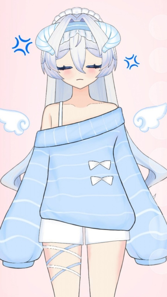 【Live2Dモデル】【限定一点】小さな天使の羊【VTS対応】