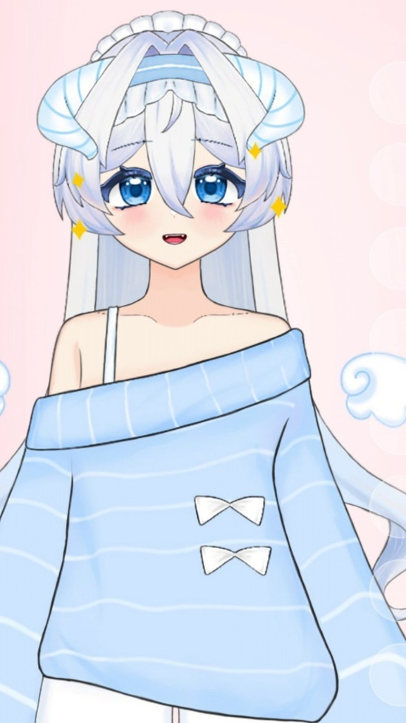 【Live2Dモデル】【限定一点】小さな天使の羊【VTS対応】