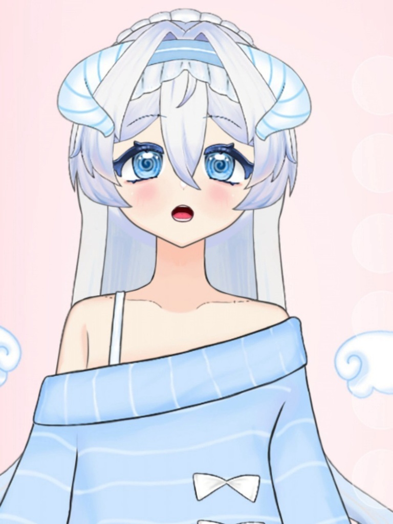 【Live2Dモデル】【限定一点】小さな天使の羊【VTS対応】