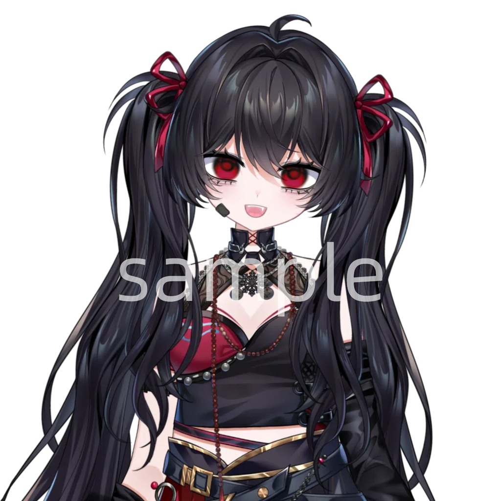 【Live2Dモデル】【限定一点】赤と黒の少女【VTS対応】