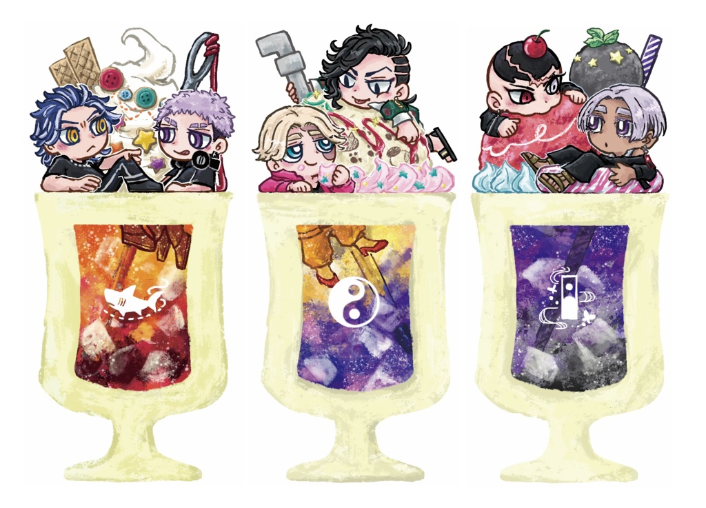 クリームソーダアクキー