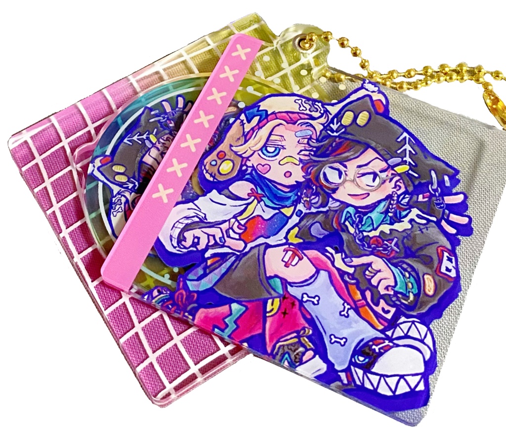【NEW】CD風アクリルキーホルダー