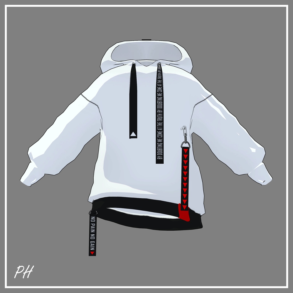 ใ ๐๐๐๐๐ ใใซใผใบใใผใ, Loose Hoodieโญ๏ธใขใใฟใผๅคๅฏพๅฟ ใ
ก ใ VRChat 3D Clothes ใ