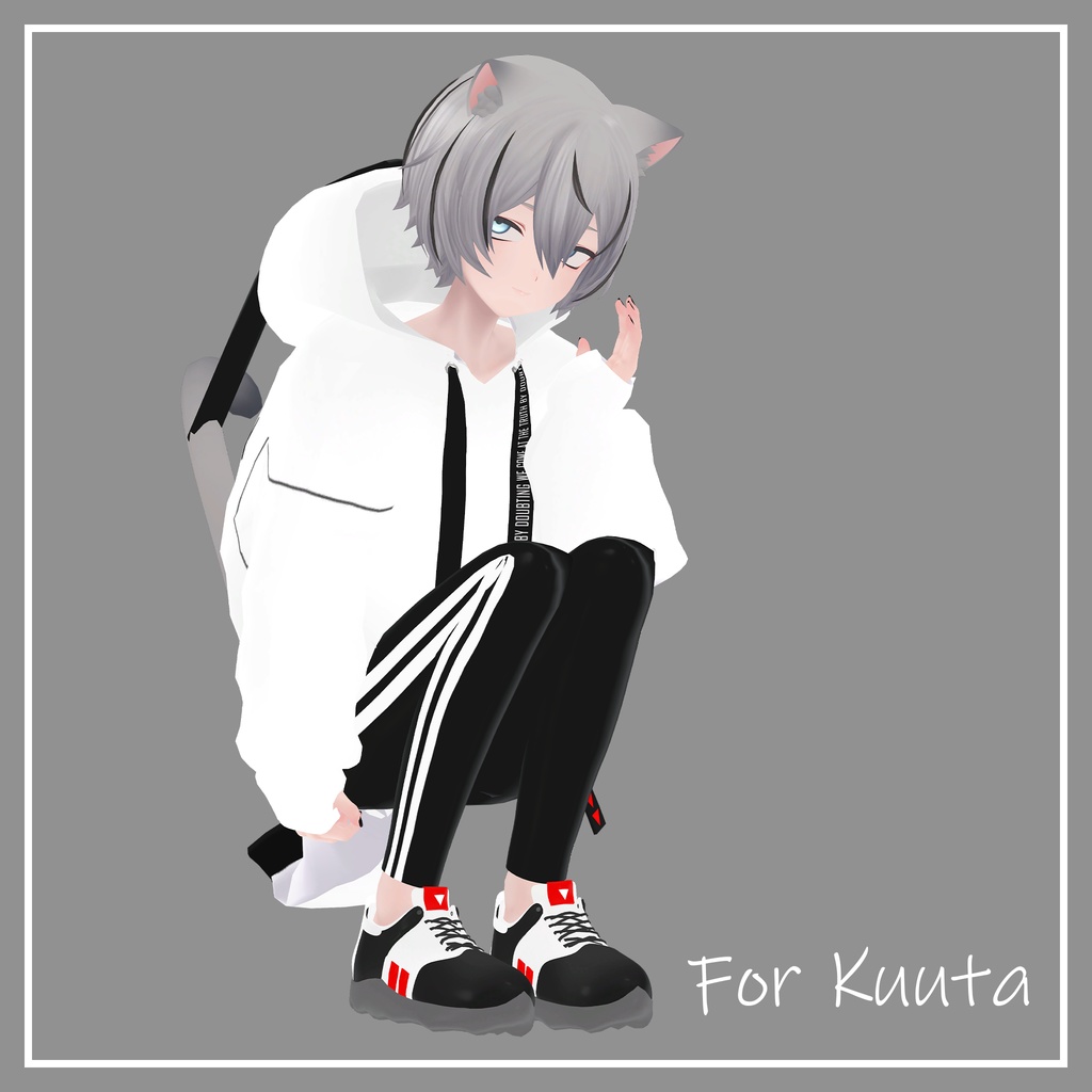 ใ ๐๐๐๐๐ ใใซใผใบใใผใ, Loose Hoodieโญ๏ธใขใใฟใผๅคๅฏพๅฟ ใ
ก ใ VRChat 3D Clothes ใ