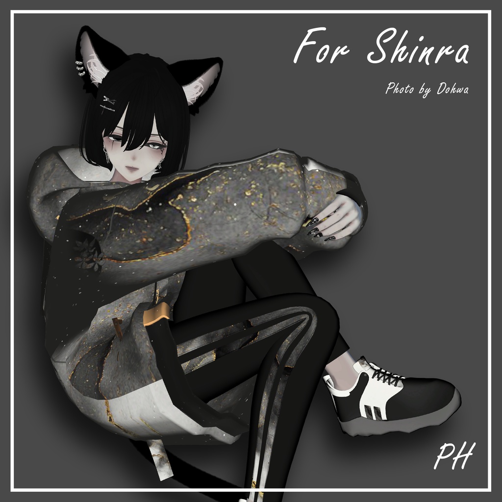 ใ ๐๐๐๐๐ ใใซใผใบใใผใ, Loose Hoodieโญ๏ธใขใใฟใผๅคๅฏพๅฟ ใ
ก ใ VRChat 3D Clothes ใ