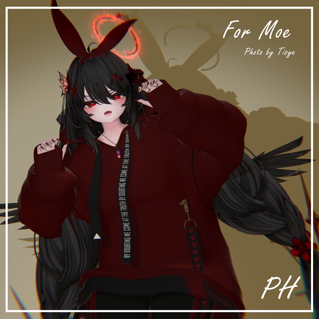 ใ ๐๐๐๐๐ ใใซใผใบใใผใ, Loose Hoodieโญ๏ธใขใใฟใผๅคๅฏพๅฟ ใ
ก ใ VRChat 3D Clothes ใ