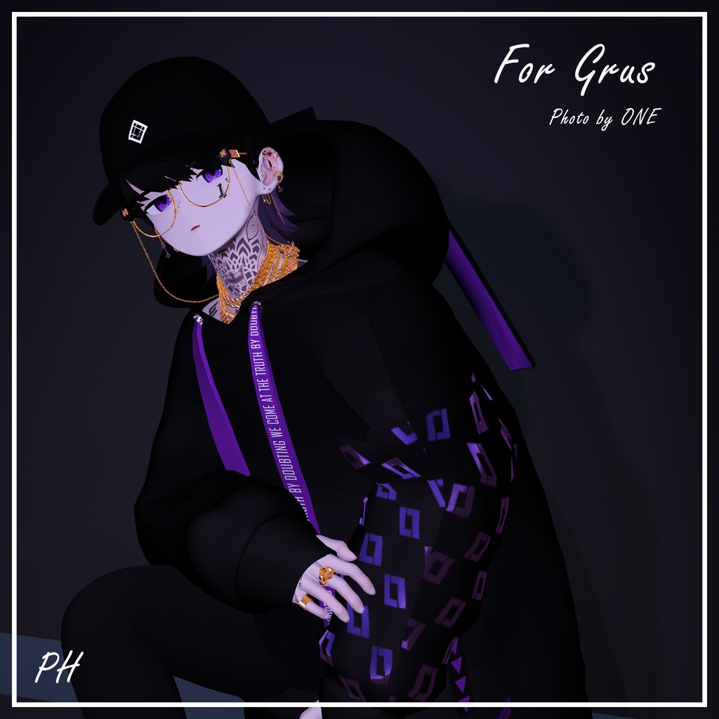 ใ ๐๐๐๐๐ ใใซใผใบใใผใ, Loose Hoodieโญ๏ธใขใใฟใผๅคๅฏพๅฟ ใ
ก ใ VRChat 3D Clothes ใ