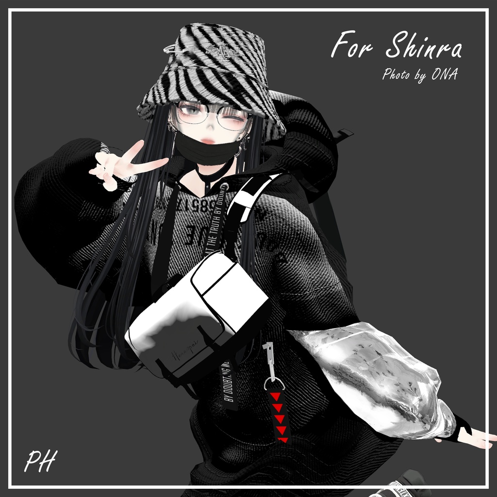 ใ ๐๐๐๐๐ ใใซใผใบใใผใ, Loose Hoodieโญ๏ธใขใใฟใผๅคๅฏพๅฟ ใ
ก ใ VRChat 3D Clothes ใ