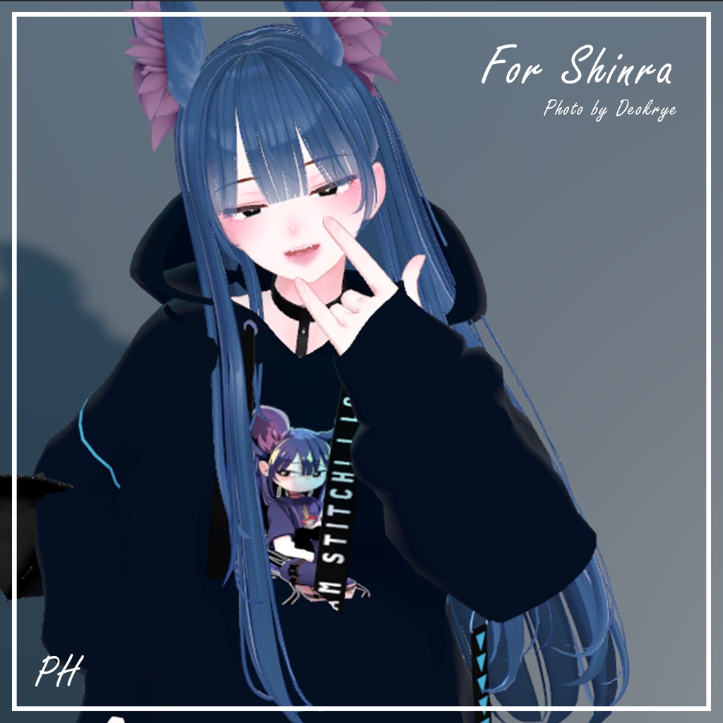 ใ ๐๐๐๐๐ ใใซใผใบใใผใ, Loose Hoodieโญ๏ธใขใใฟใผๅคๅฏพๅฟ ใ
ก ใ VRChat 3D Clothes ใ