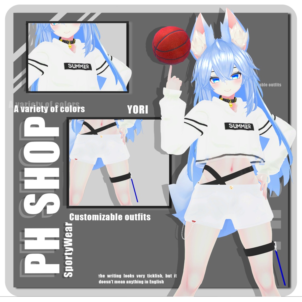 ใ ๐๐๐๐๐ ใในใใผใใฆใงใข, Sporty Wear โญ๏ธ ใขใใฟใผๅคๅฏพๅฟ ใ
ก ใ VRChat 3D Clothes ใ