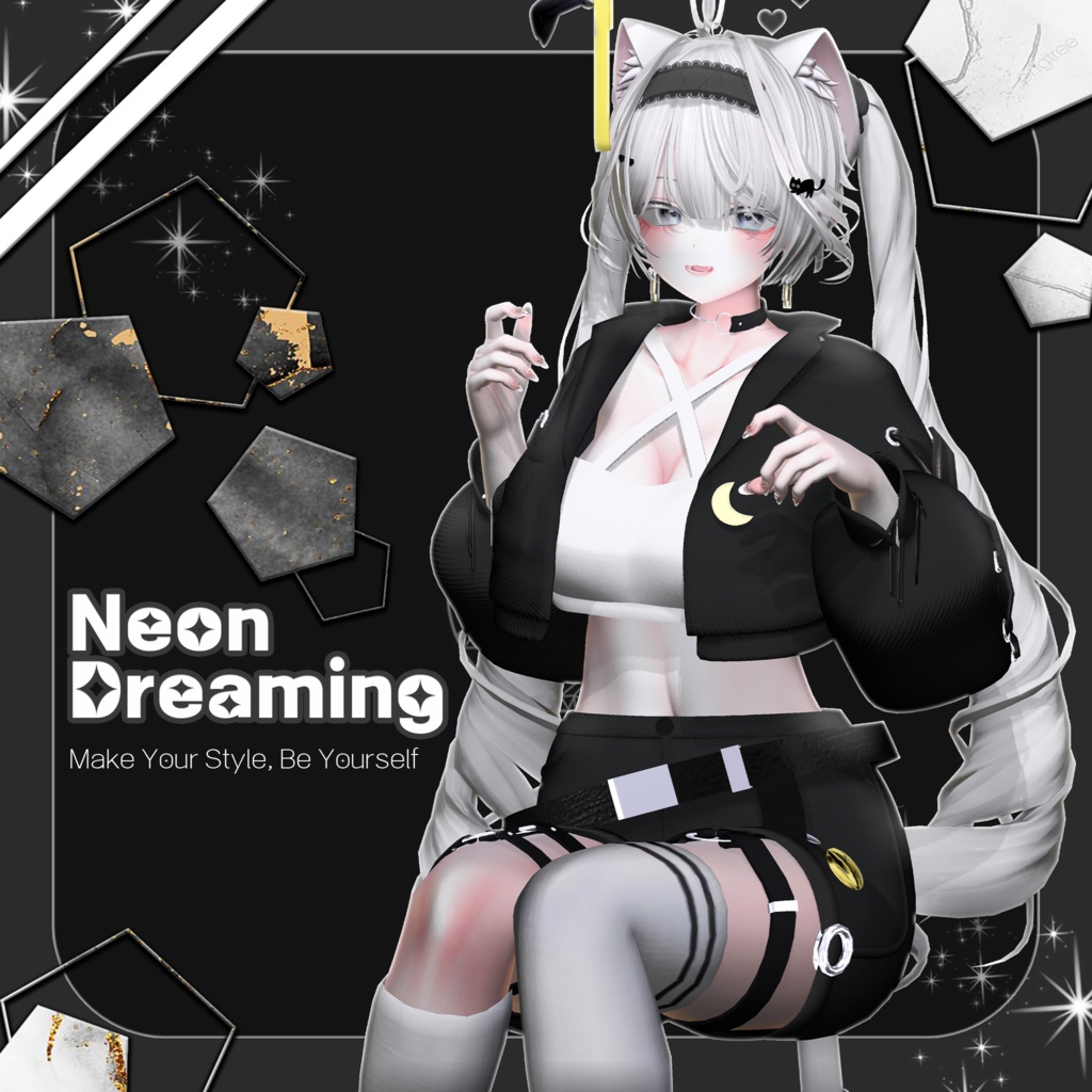 [ 𝐏𝐫𝐨𝐦𝐢𝐧𝐞𝐧𝐜𝐞 ] ネオン·ドリーミング, Neon Dreaming ( For Manuka マヌカ, Selestia セレスティア, Shinra 森羅, Kikyo 桔梗, Moe 萌, Lime ライム, Grus )