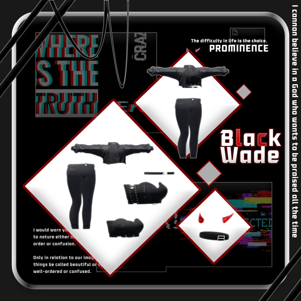 ใ ๐๐๐๐๐ ใใใฉใใฏยทใฆใงใคใ, Black Wade