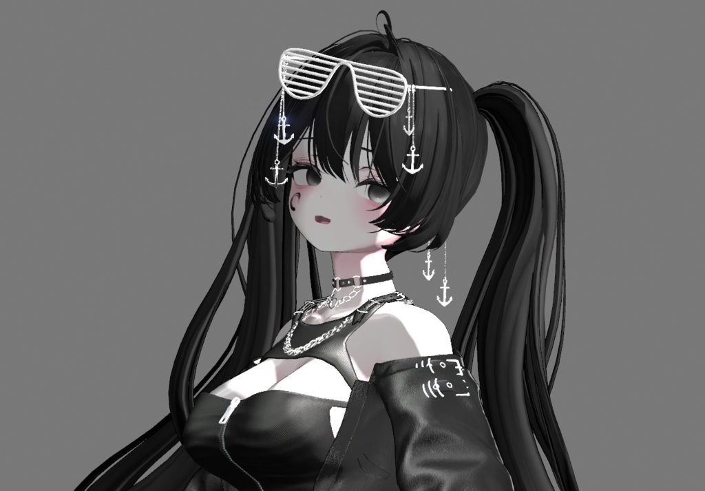 fashion Glasses, Anchor Chains, and Chain Earrings