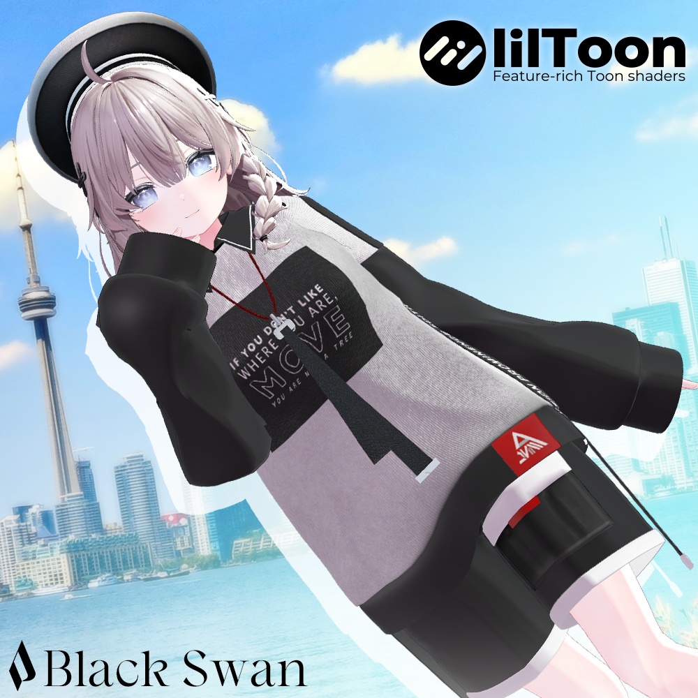 ~10/1 SALE 💝【Shinano対応】 Black Swan   ㅡ 【 VRChat 】