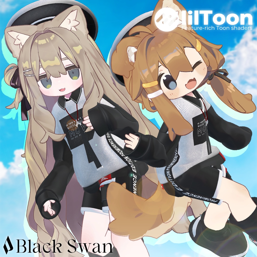 ~10/1 SALE 💝【Kipfel,mamehinata対応】 Black Swan ㅡ 【 VRChat 】