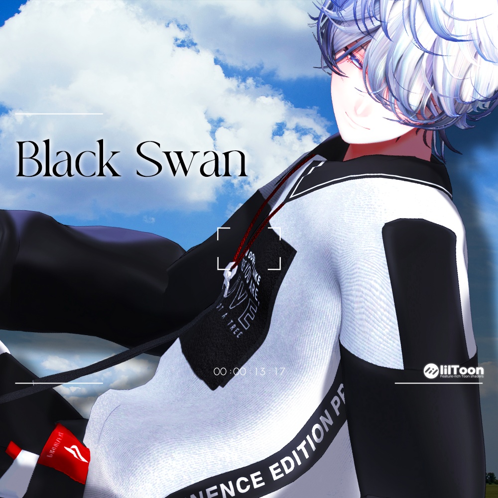 【 斑霞対応 】🖤 Black Swan ㅡ【 VRChat Clothes 】