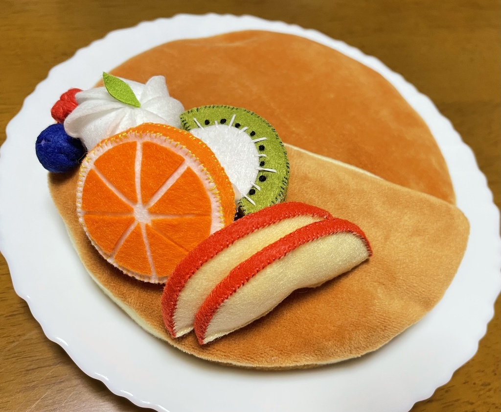 パンケーキなおふとん フルーツ盛り合わせ きつねのパンケーキ屋さん Booth