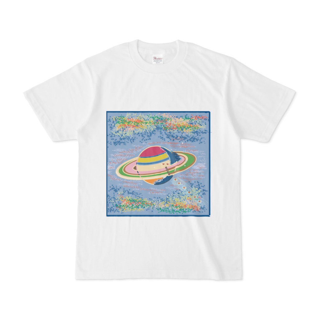 土星とufoのtシャツ