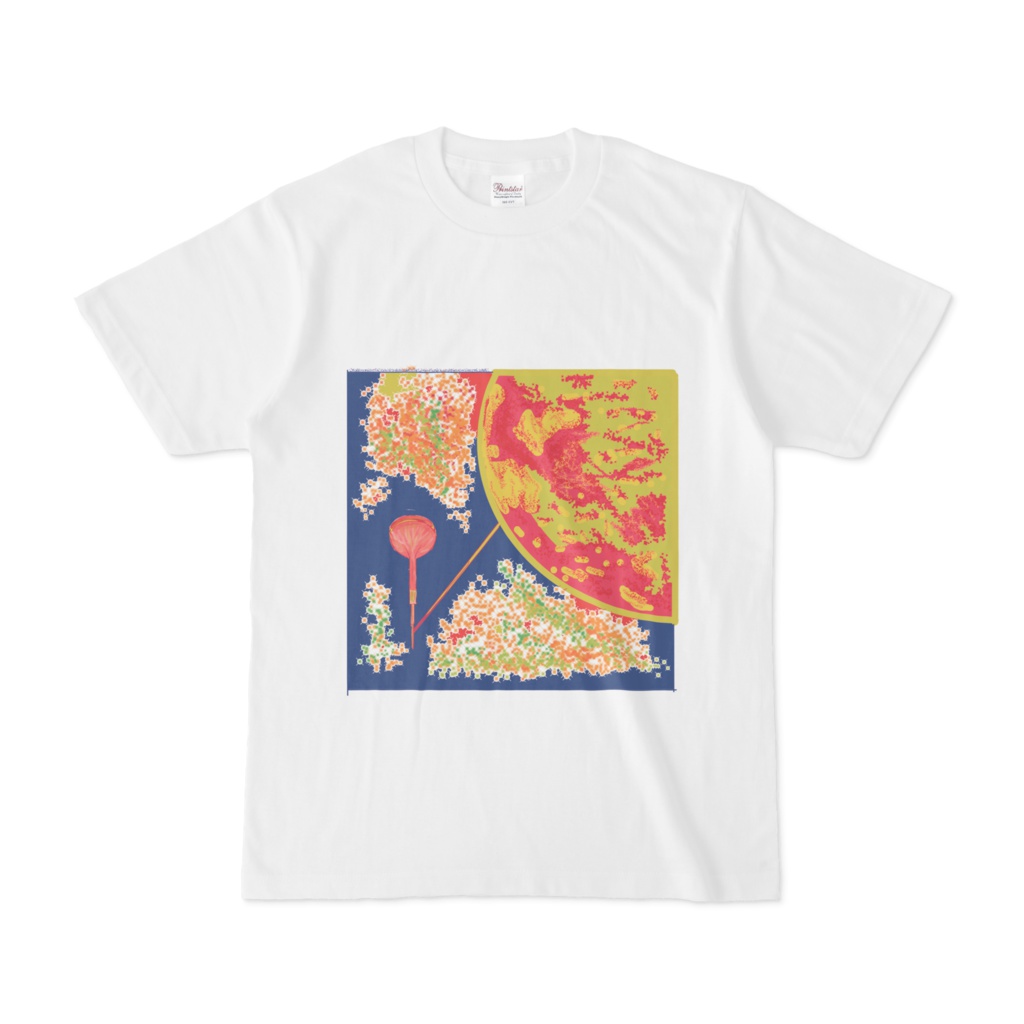 太陽とufoのtシャツ