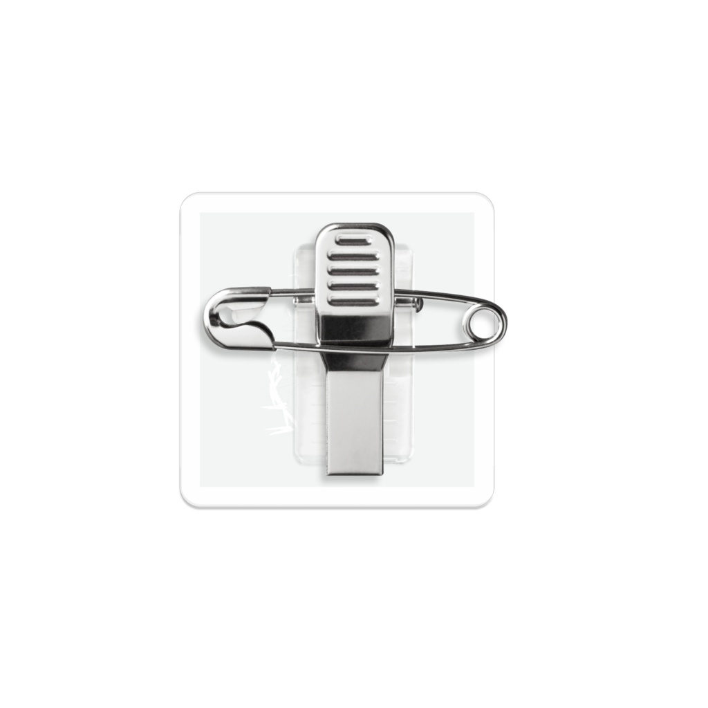 セレブな猫のアクリルバッジ